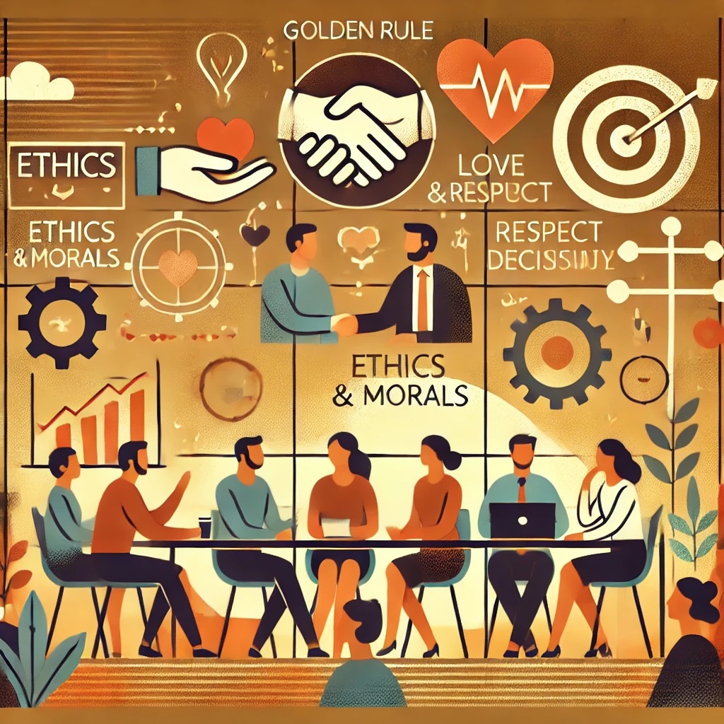 Pillar No. 3. Ethics and Morals: We believe in the golden rule of decision-making: “Love your neighbor as yourself” and “Do unto others as you would have them do unto you.”